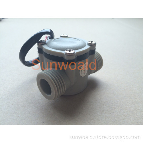 DN15 G1/2" rate 1~30L/min Hall Magnetic plastic trasonic water flow sensor for pump